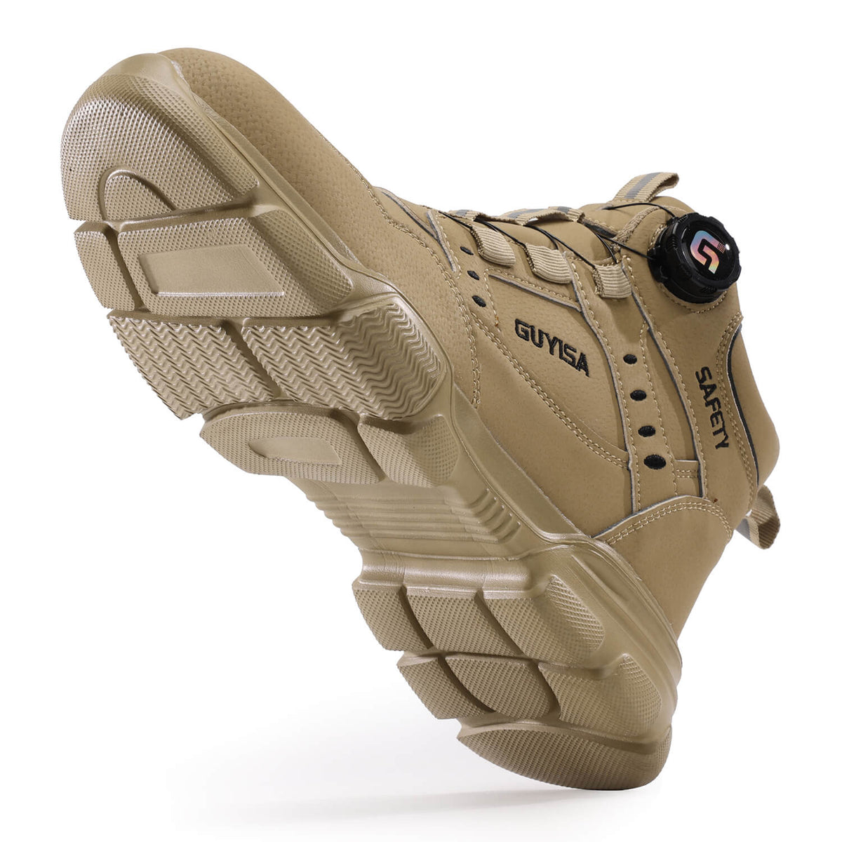 WESTMARE Terra 6" Lightweight Steel Toe Dial-Lacing Work Boots - Khaki