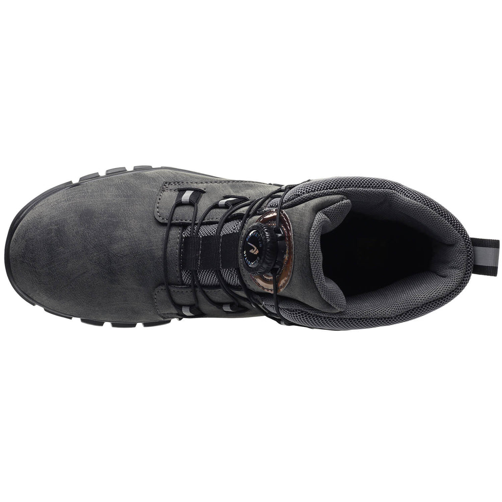 WESTMARE Varden 6" Dial-Lacing Steel Toe Work Boots - Gray