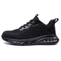 WESTMARE Propel Air-Cushion Steel Toe Work Sneakers - Black