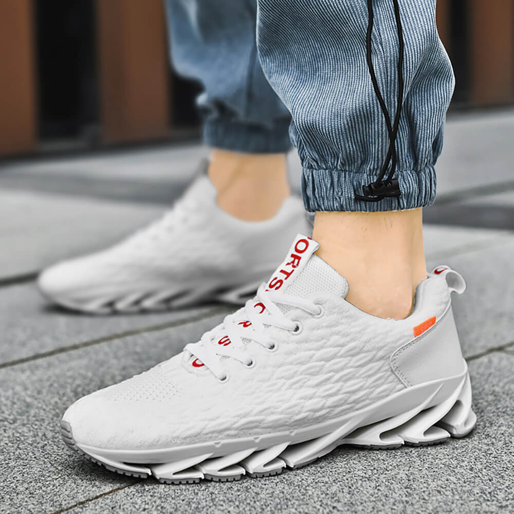 WESTMARE Blade Soft Toe Lightweight Work Sneakers - White