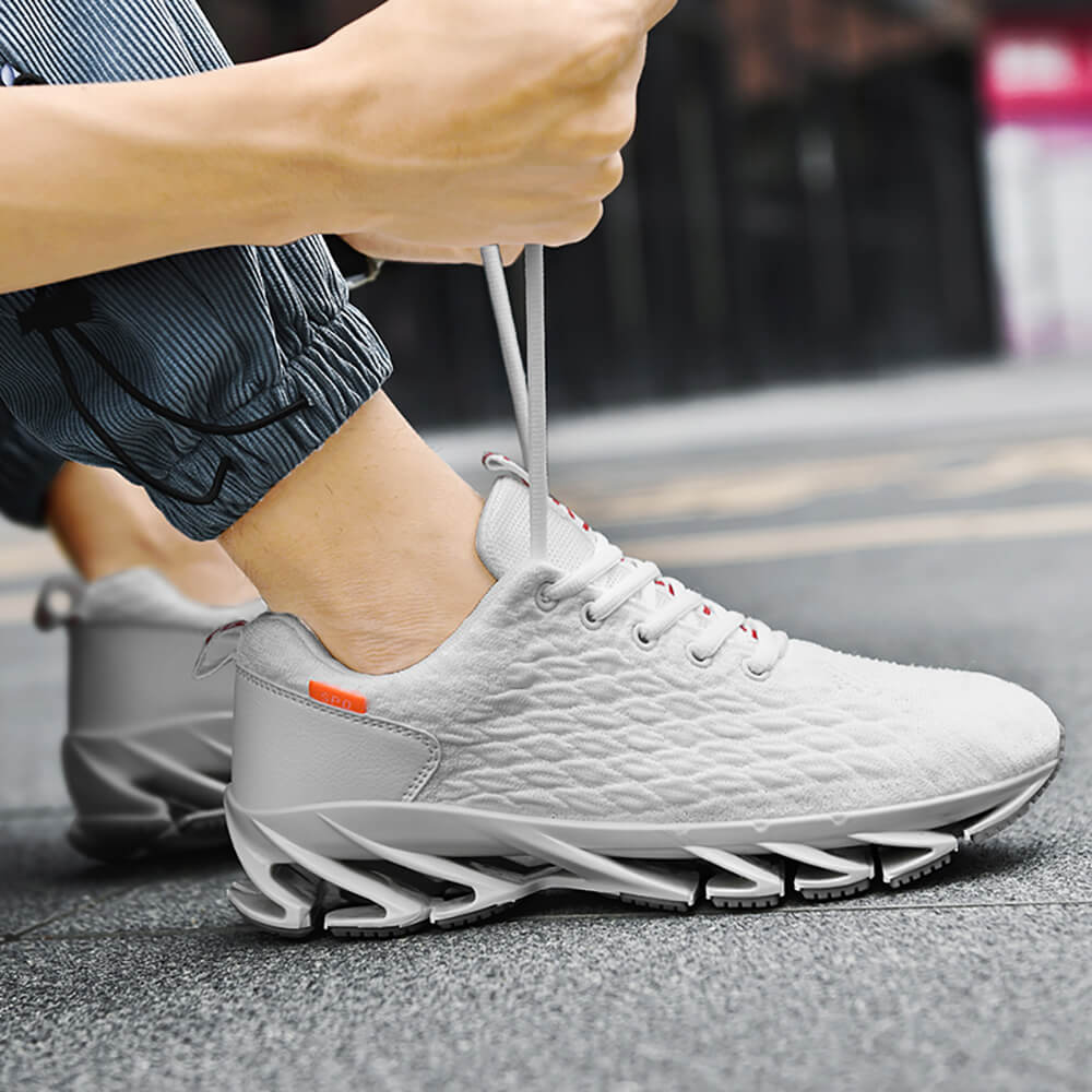 WESTMARE Blade Soft Toe Lightweight Work Sneakers - White