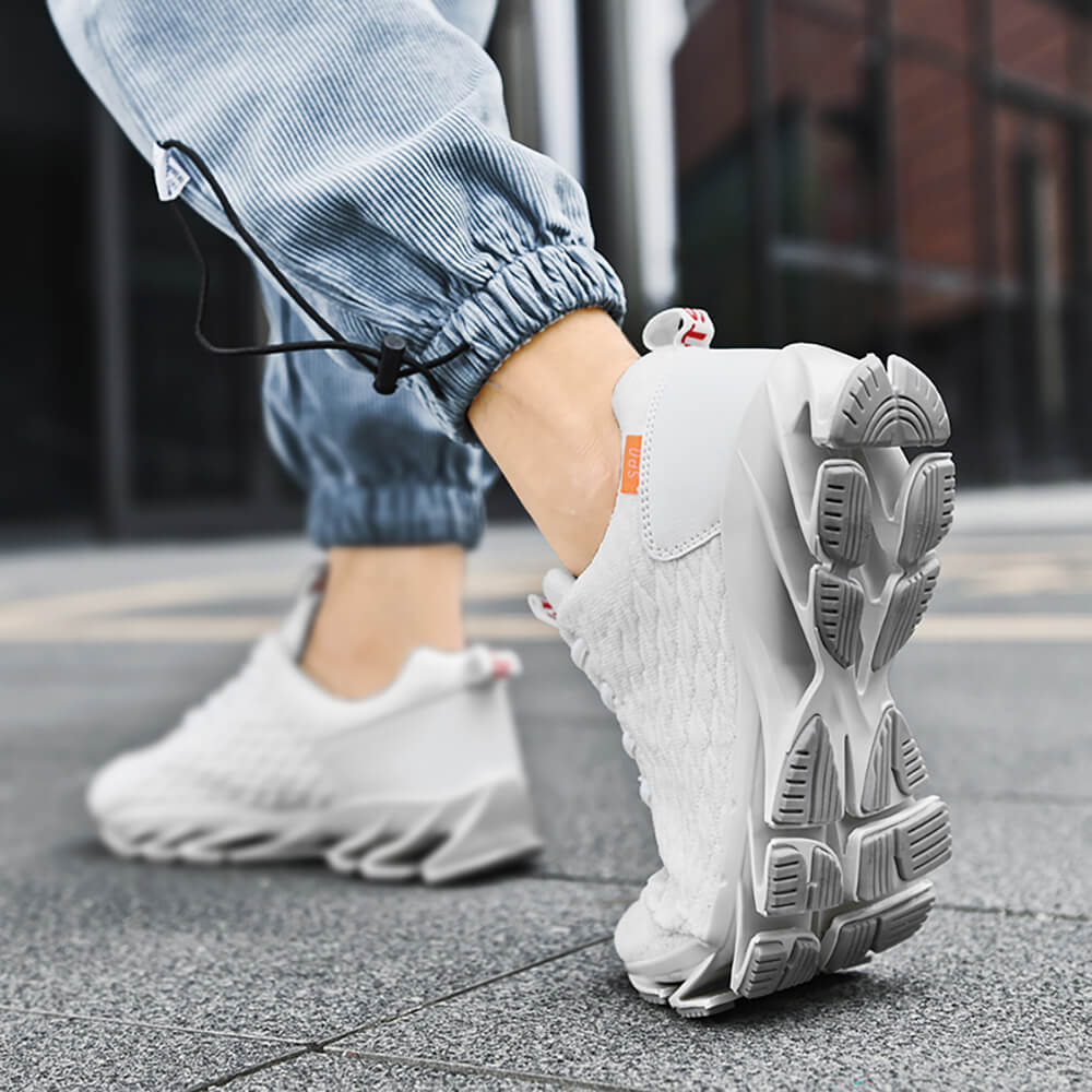 WESTMARE Blade Soft Toe Lightweight Work Sneakers - White