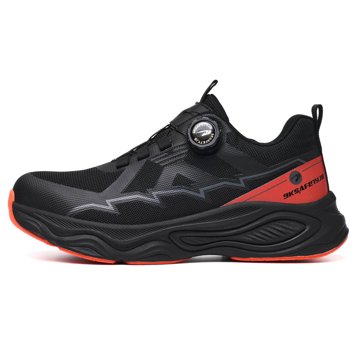 WESTMARE Quick-Lacing Lightweight Steel Toe Sneakers