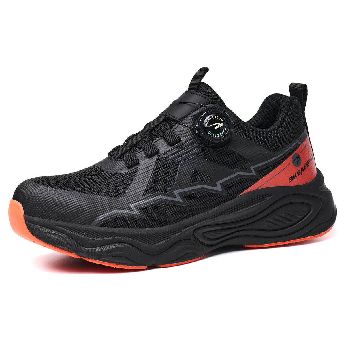WESTMARE Quick-Lacing Lightweight Steel Toe Sneakers