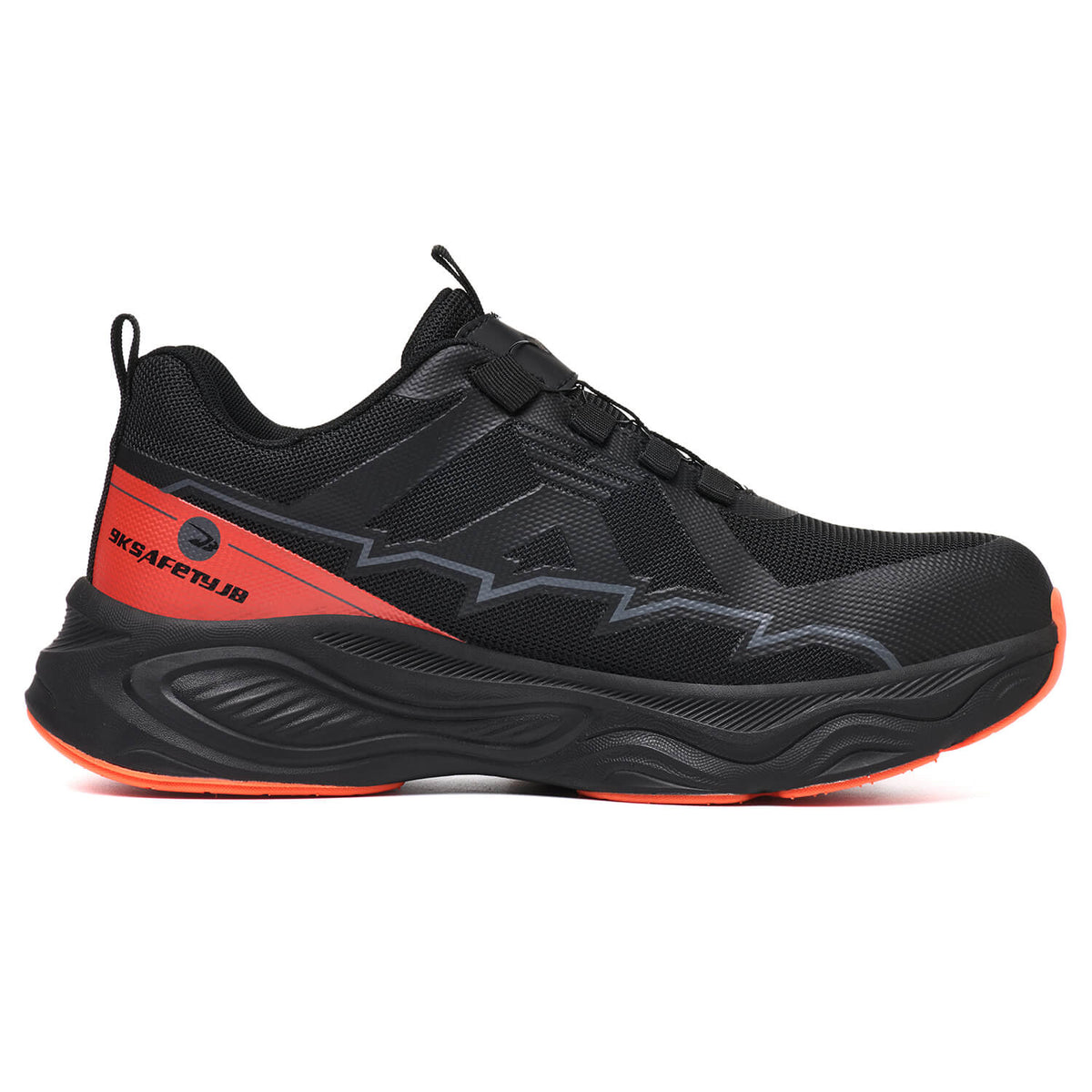 WESTMARE Quick-Lacing Lightweight Steel Toe Sneakers