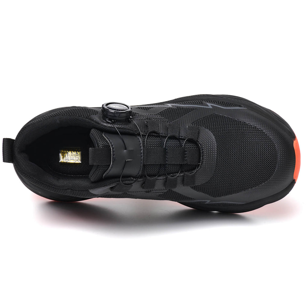 WESTMARE Quick-Lacing Lightweight Steel Toe Sneakers