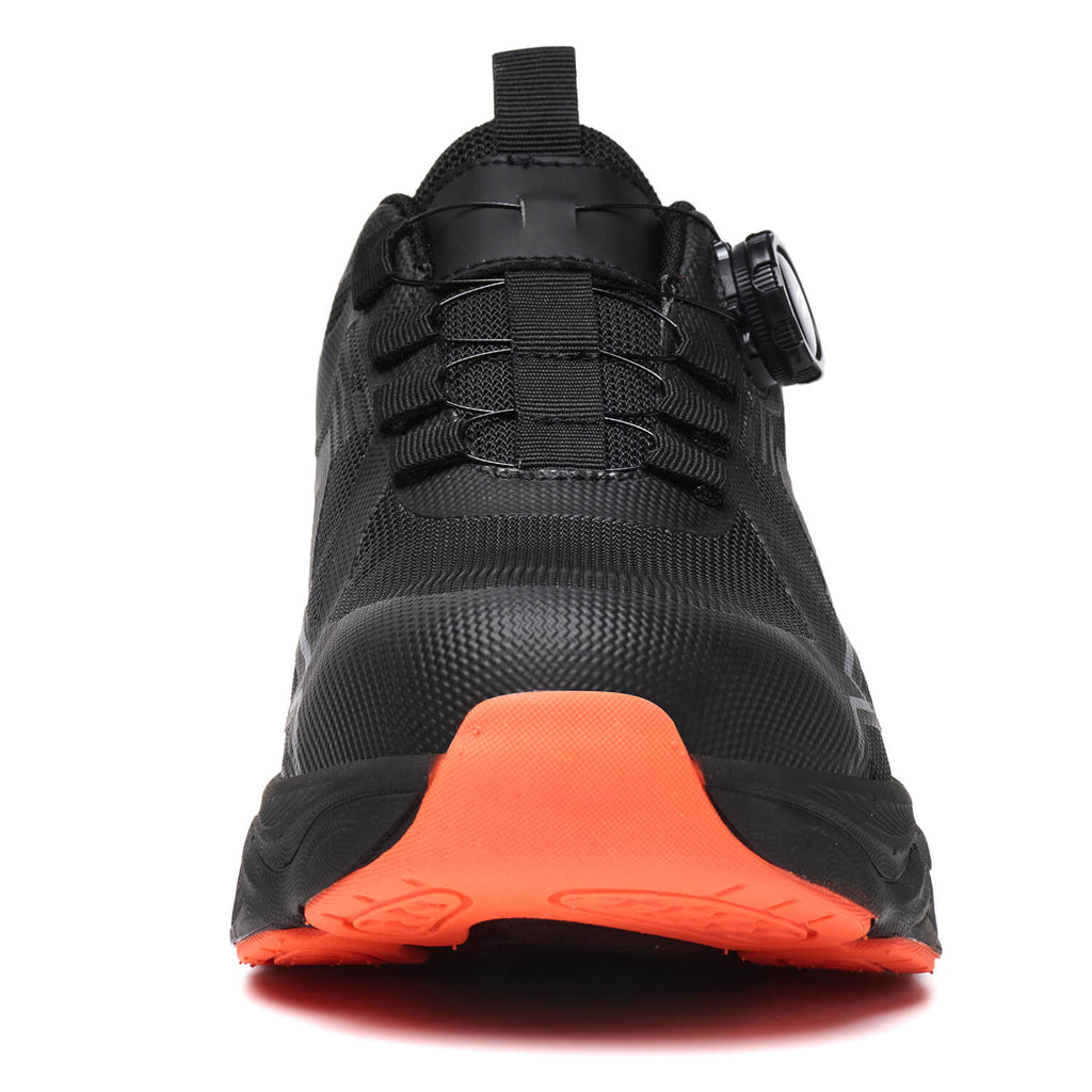 WESTMARE Quick-Lacing Lightweight Steel Toe Sneakers