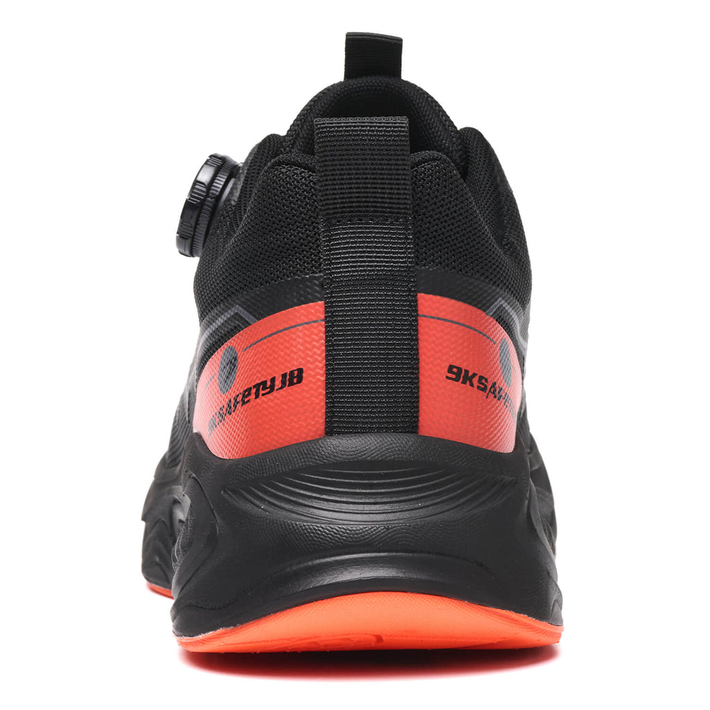 WESTMARE Quick-Lacing Lightweight Steel Toe Sneakers