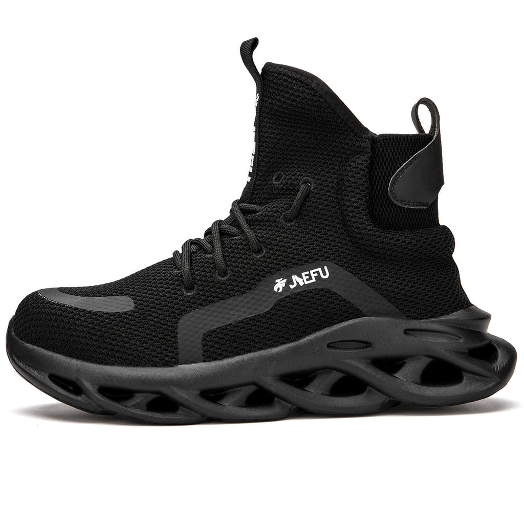 WESTMARE Vertex High-Top Steel Toe Work Sneakers - Black