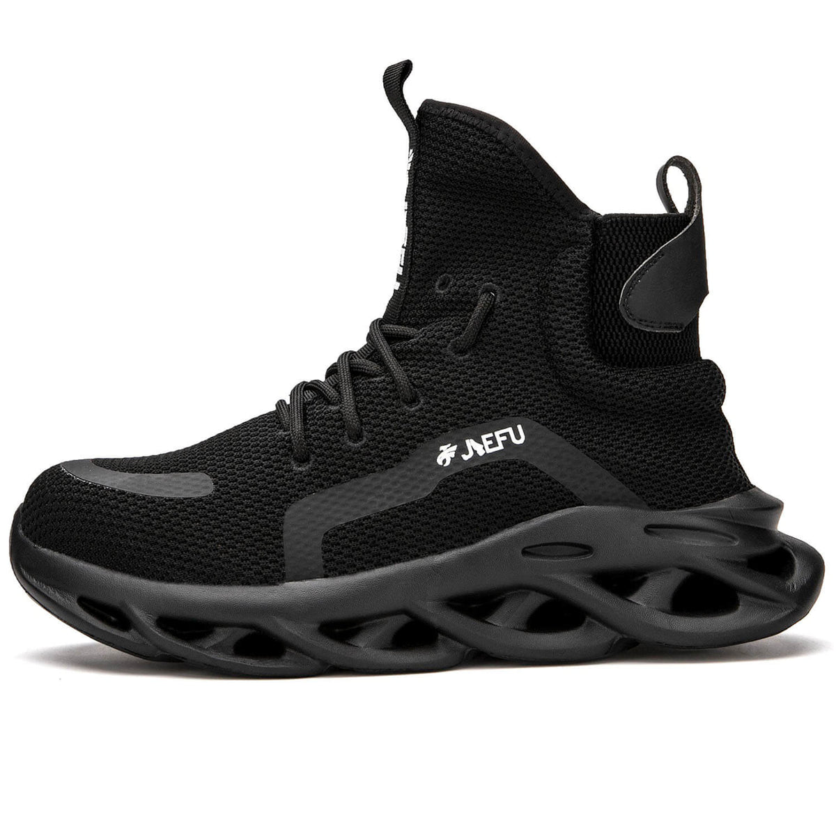 WESTMARE Vertex High-Top Steel Toe Work Sneakers - Black