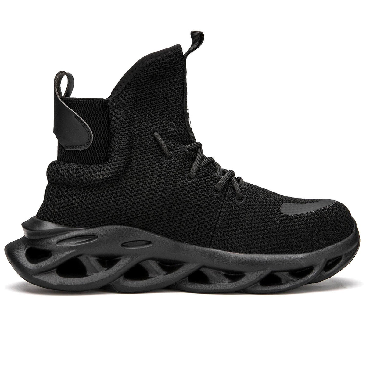 WESTMARE Vertex High-Top Steel Toe Work Sneakers - Black