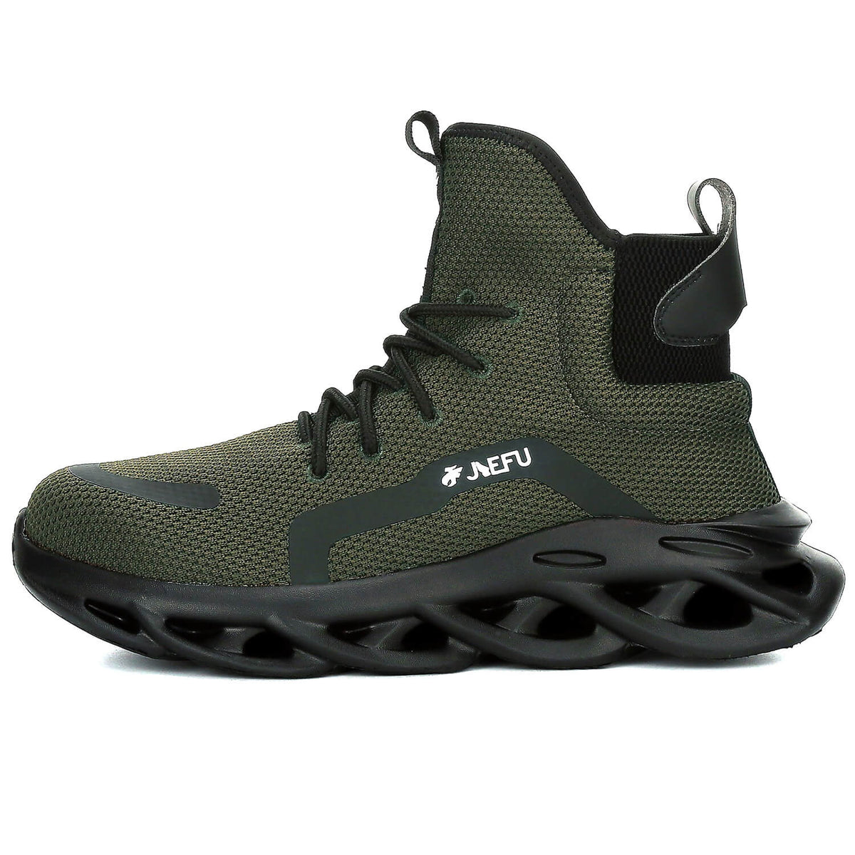 WESTMARE Vertex High-Top Steel Toe Work Sneakers - Black