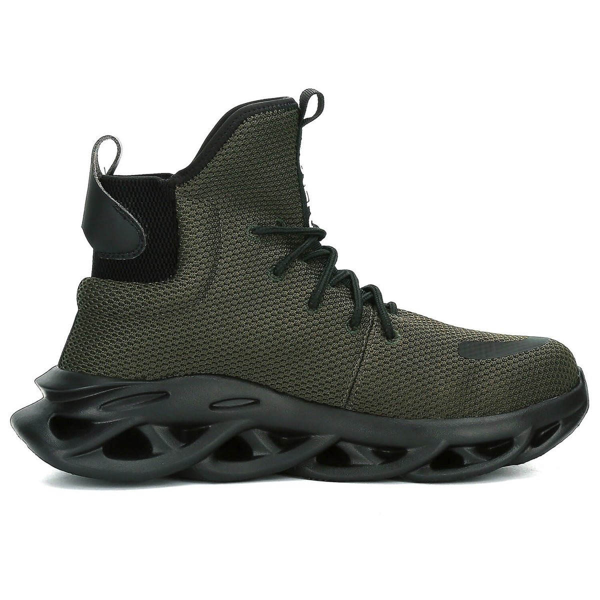 WESTMARE Vertex High-Top Steel Toe Work Sneakers - Black