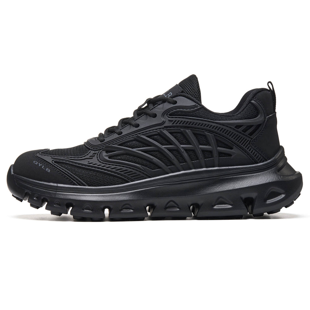 WESTMARE Axial Lightweight Steel Toe Work Sneakers - Black