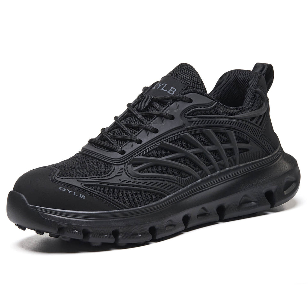 WESTMARE Axial Lightweight Steel Toe Work Sneakers - Black