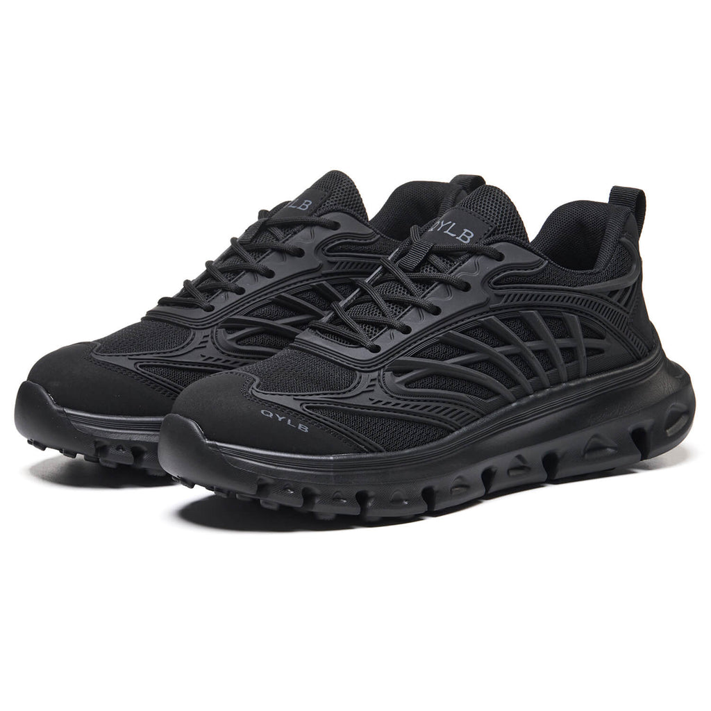 WESTMARE Axial Lightweight Steel Toe Work Sneakers - Black