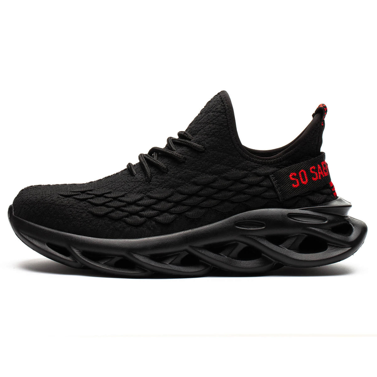 WESTMARE Zephyr Lightweight Steel Toe Work Sneakers - Black