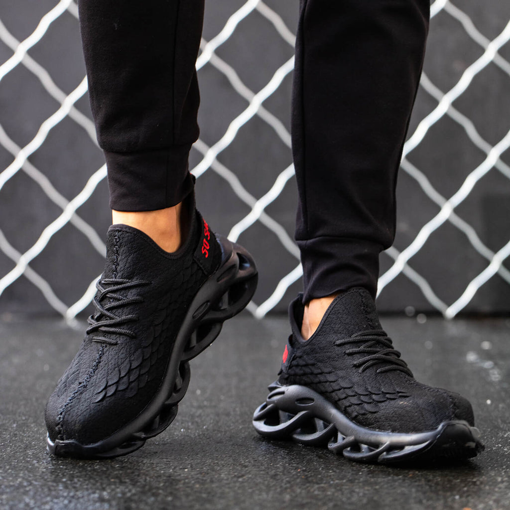 WESTMARE Zephyr Lightweight Steel Toe Work Sneakers - Black