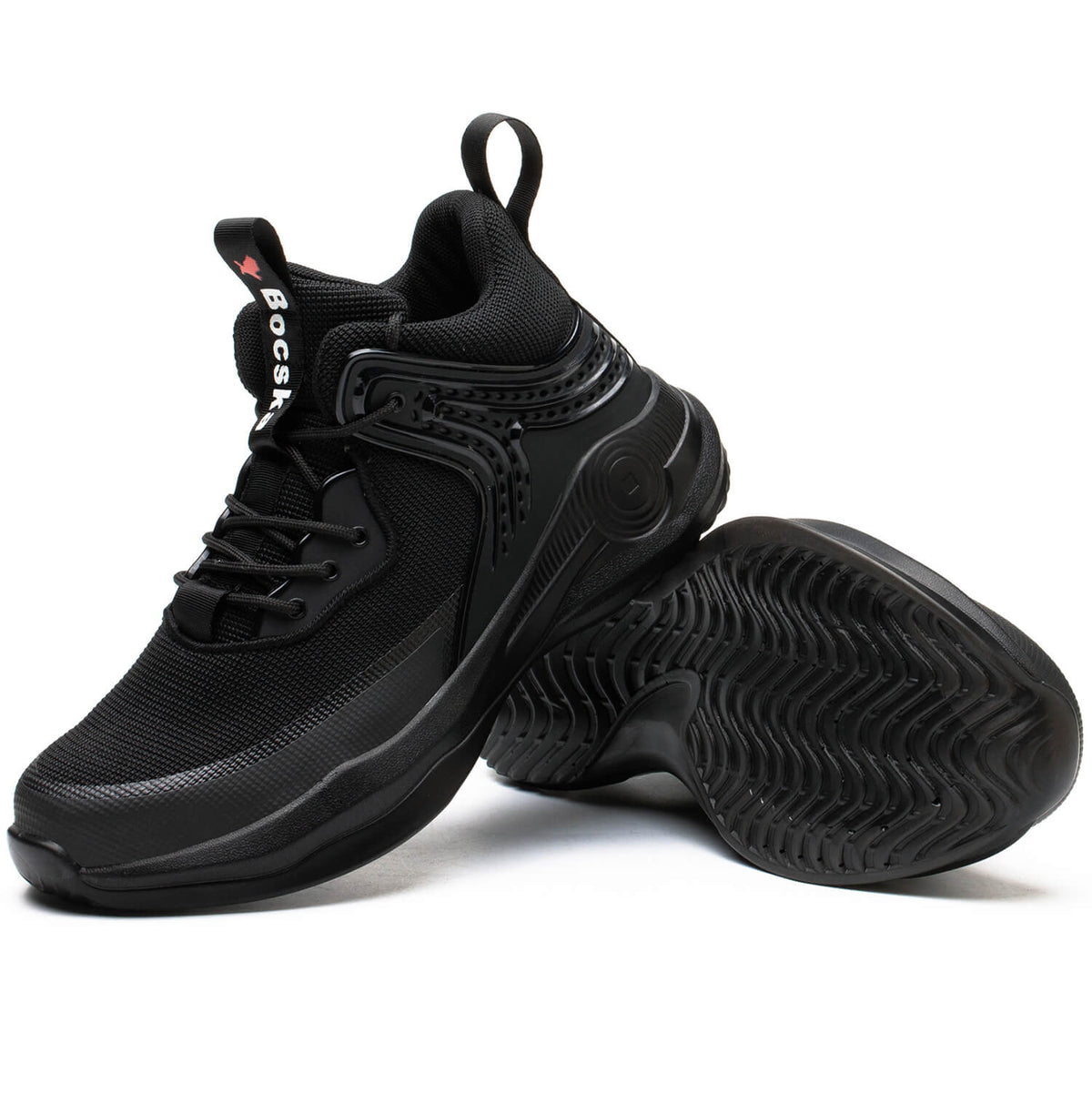 WESTMARE Radian Steel Toe Lightweight Work Sneakers - Black