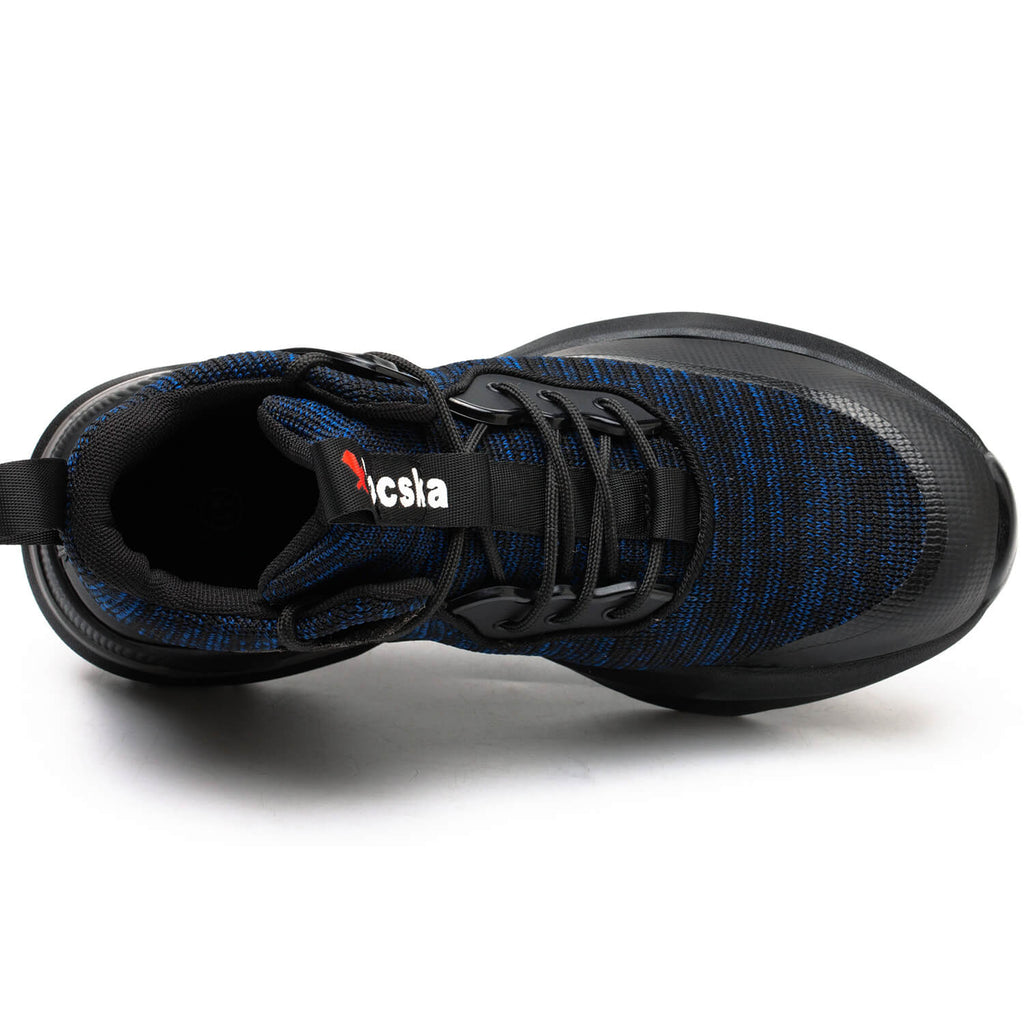 WESTMARE Radian Steel Toe Lightweight Work Sneakers - Black