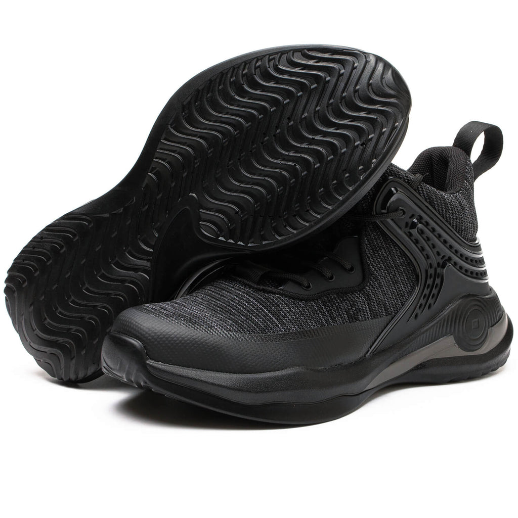 WESTMARE Radian Steel Toe Lightweight Work Sneakers - Black