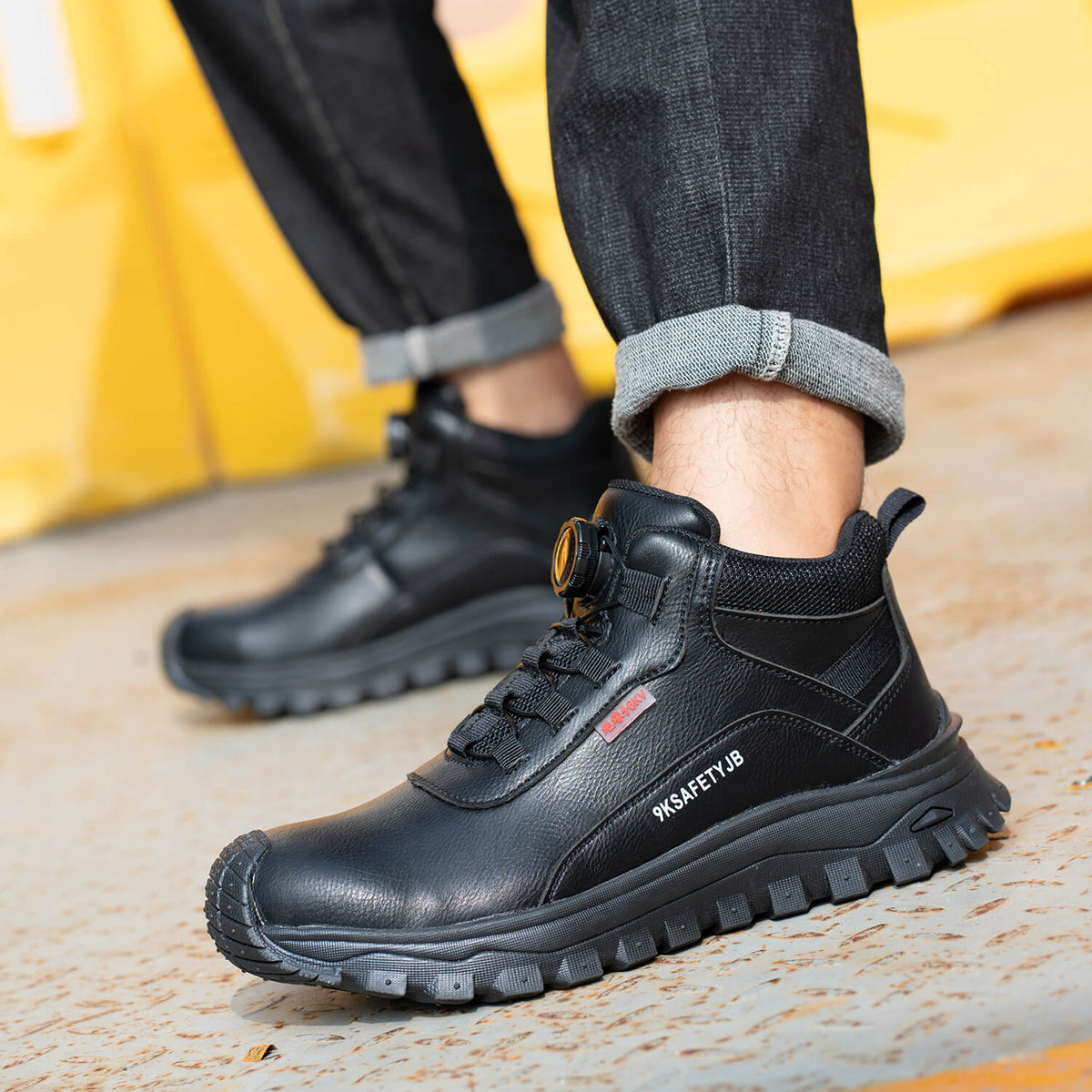 WESTMARE Circuit EH Composite Toe Dial-Lacing Work Boots - Brown