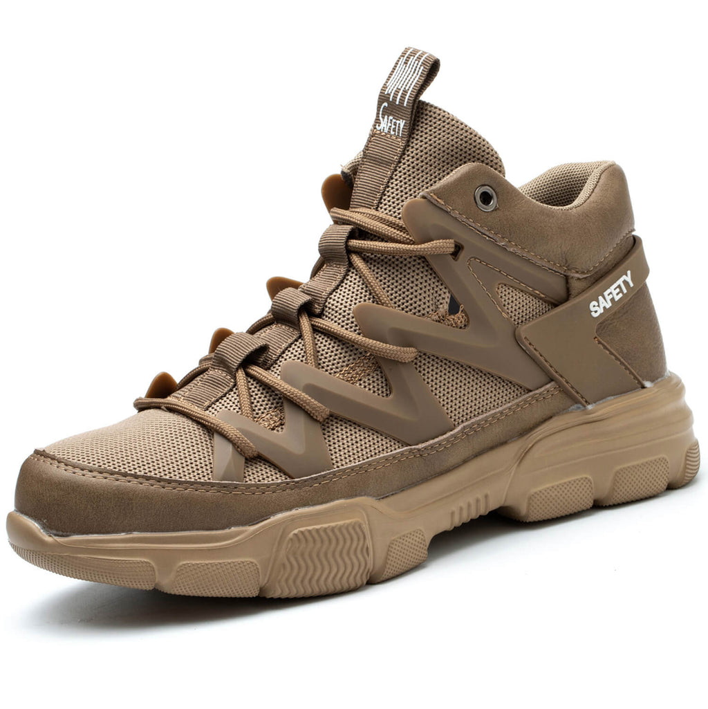 WESTMARE Rovan Lightweight Composite Toe Work Shoes - Khaki