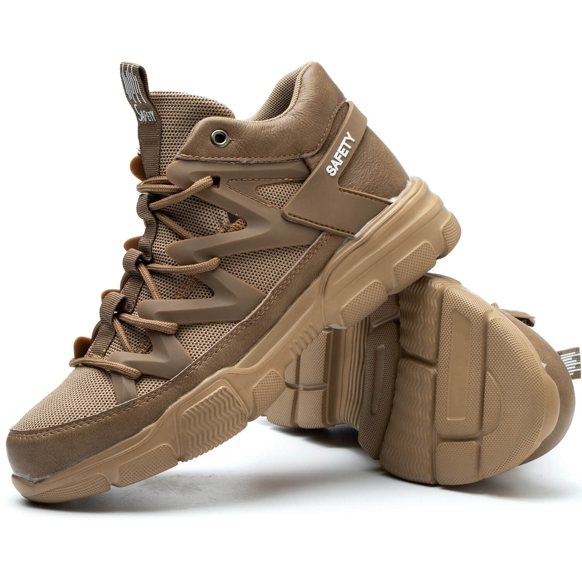 WESTMARE Rovan Lightweight Composite Toe Work Shoes - Khaki