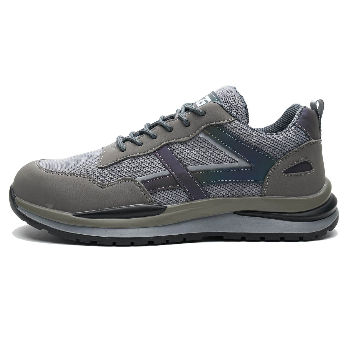 WESTMARE Forge Steel Toe Slip-Resistant Work Sneakers - Khaki