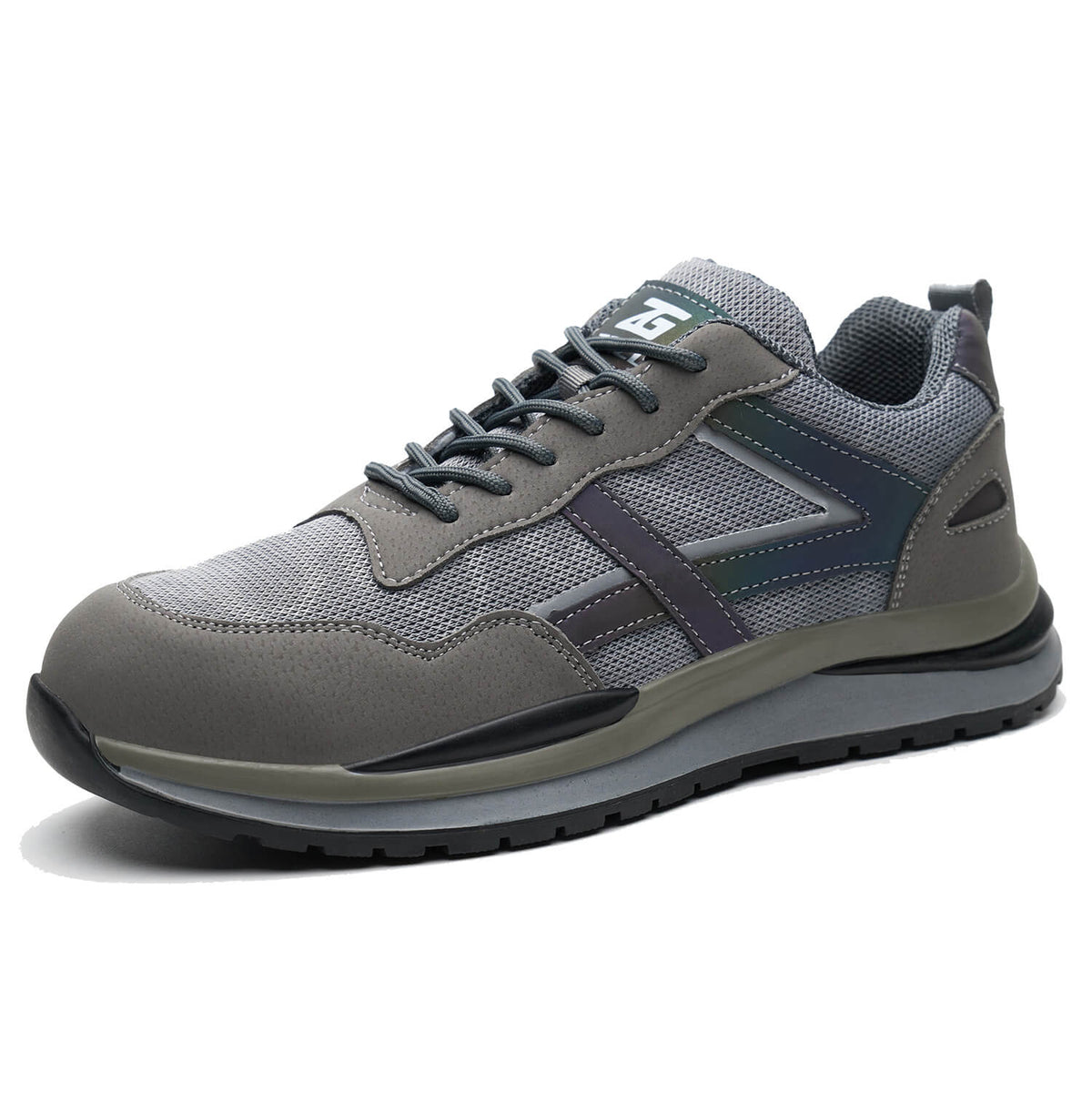 WESTMARE Forge Steel Toe Slip-Resistant Work Sneakers - Khaki