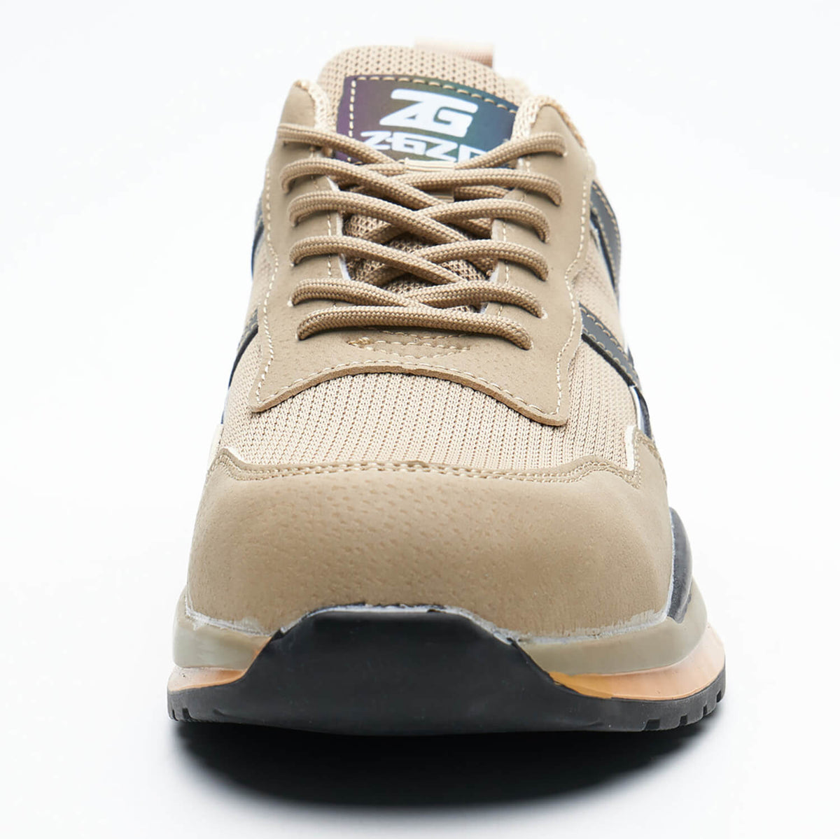 WESTMARE Forge Steel Toe Slip-Resistant Work Sneakers - Khaki