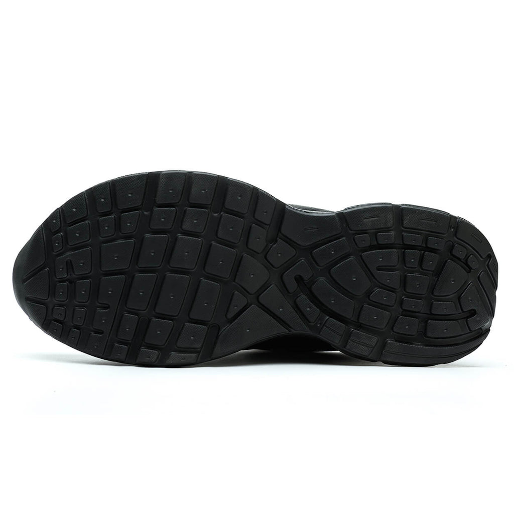 WESTMARE Dial-Lacing Breathable Steel Toe Work Sneakers - Black