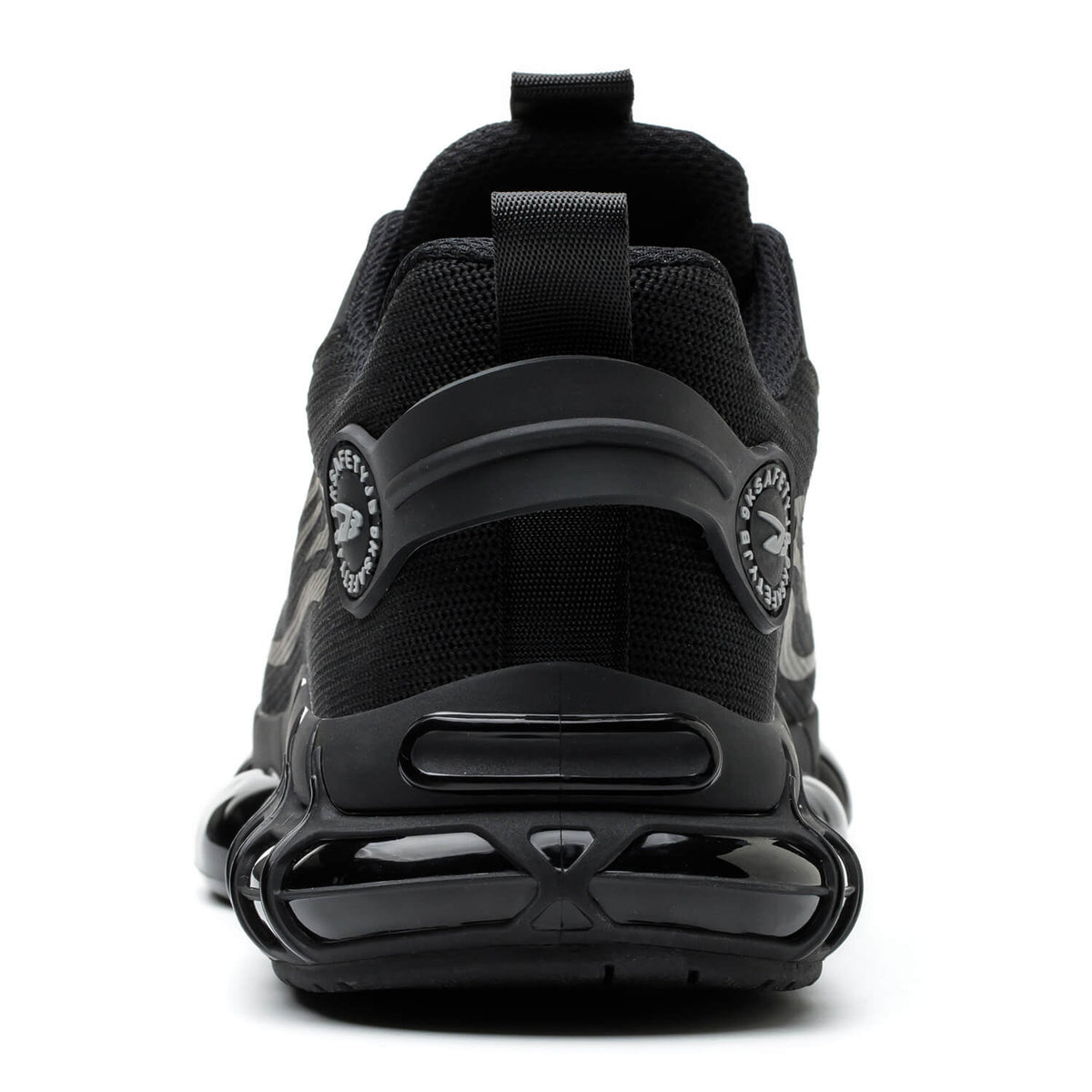 WESTMARE Vector Steel Toe Dial-Lacing Work Sneakers - Black