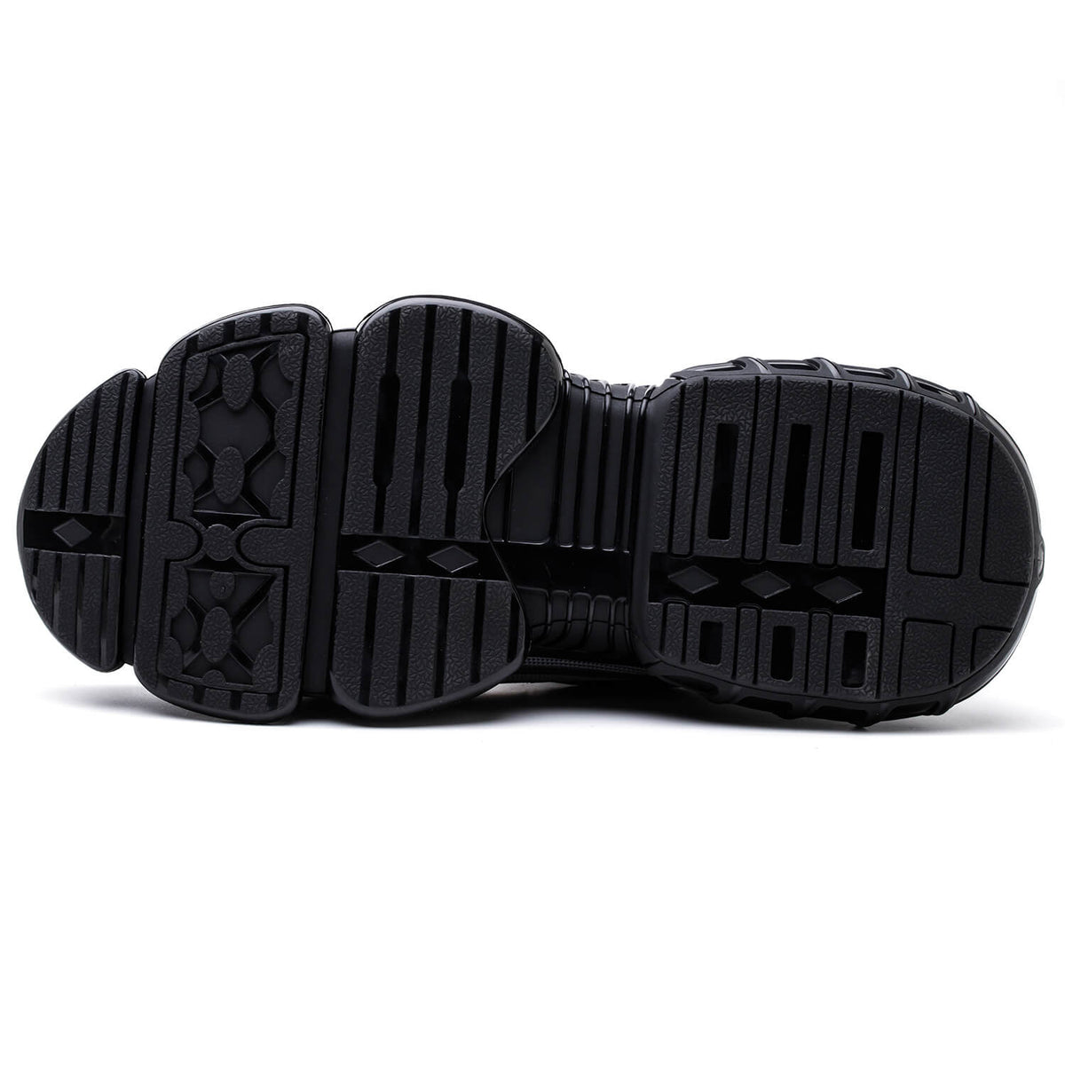 WESTMARE Vector Steel Toe Dial-Lacing Work Sneakers - Black