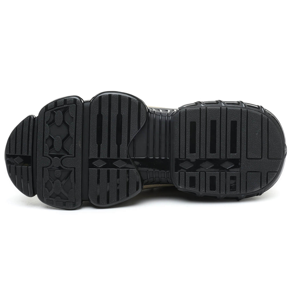 WESTMARE Vector Steel Toe Dial-Lacing Work Sneakers - Black
