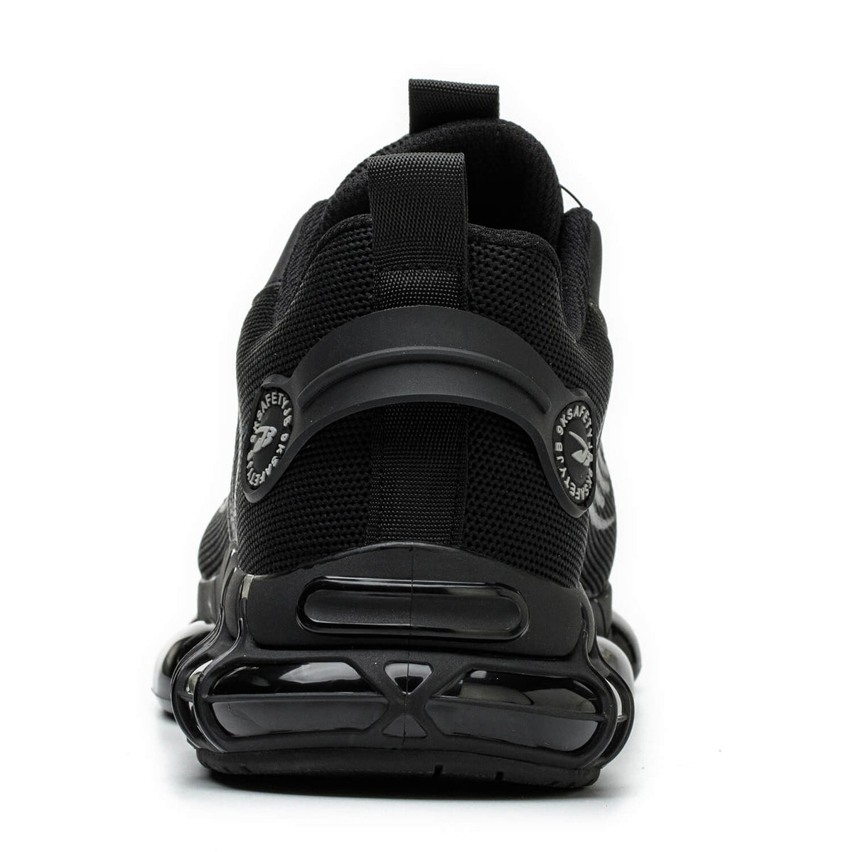 WESTMARE Torque Steel Toe Dial-Lacing Work Sneakers - Black