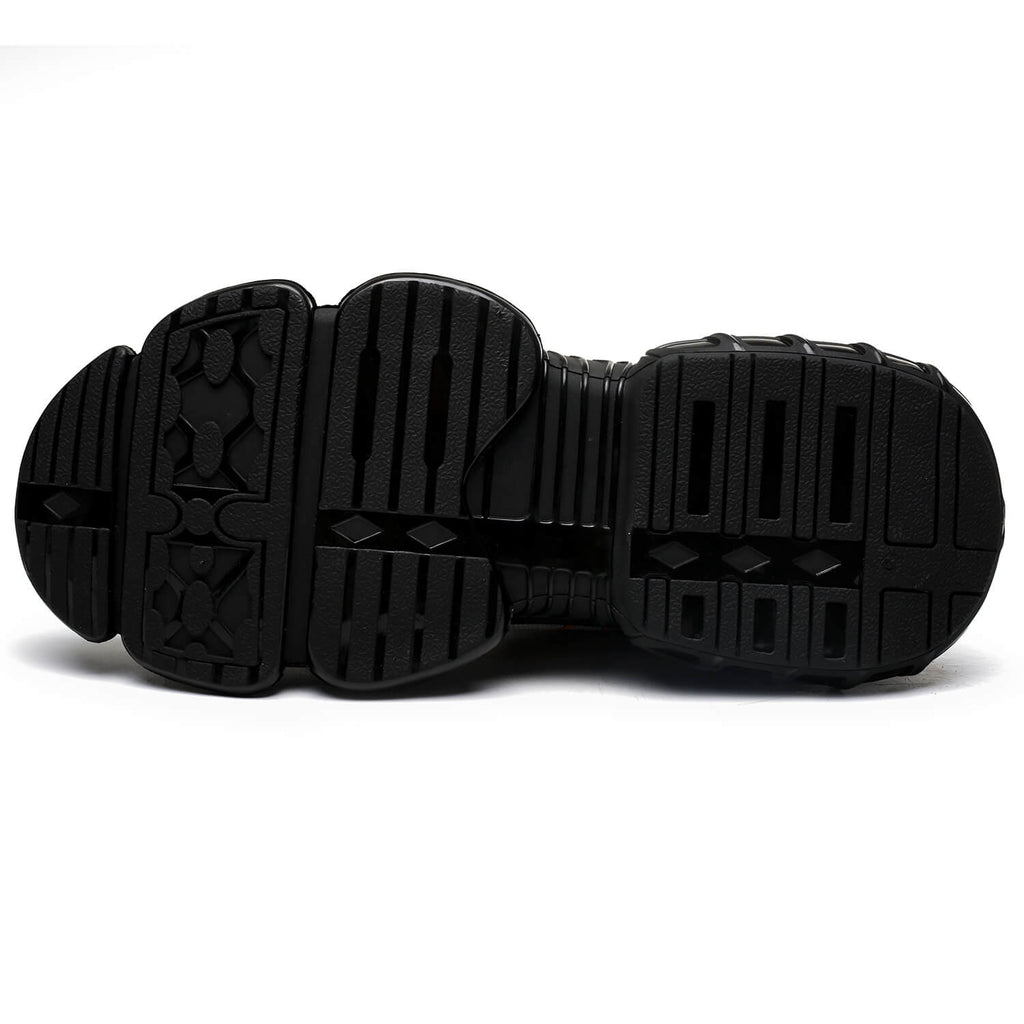 WESTMARE Torque Steel Toe Dial-Lacing Work Sneakers - Black