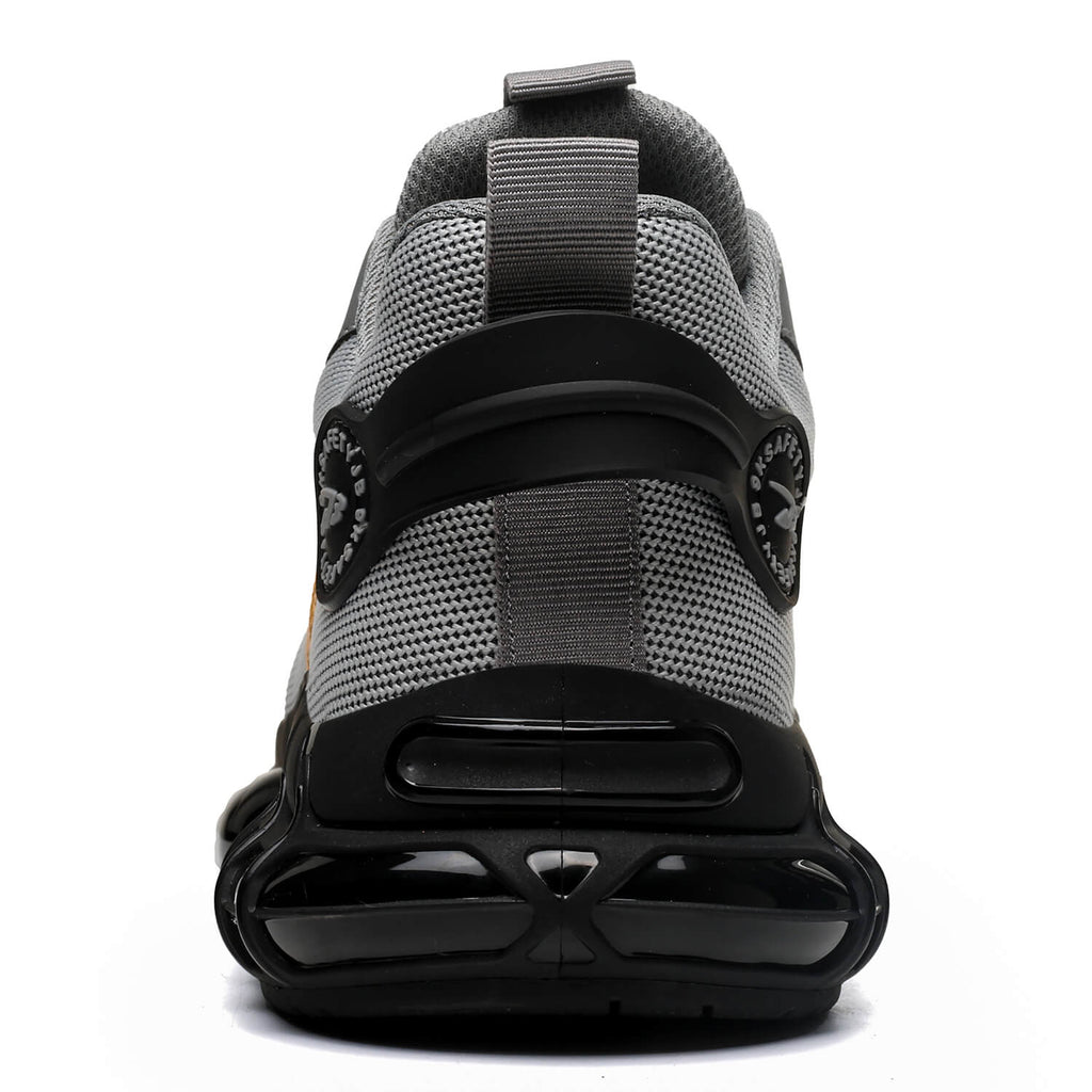 WESTMARE Torque Steel Toe Dial-Lacing Work Sneakers - Black