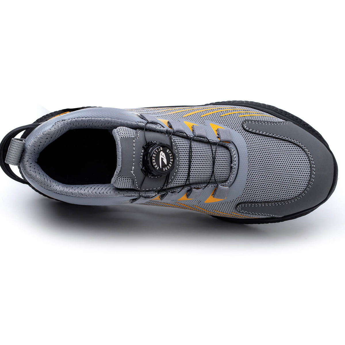 WESTMARE Dial-Lacing Steel Toe Work Sneakers - Black