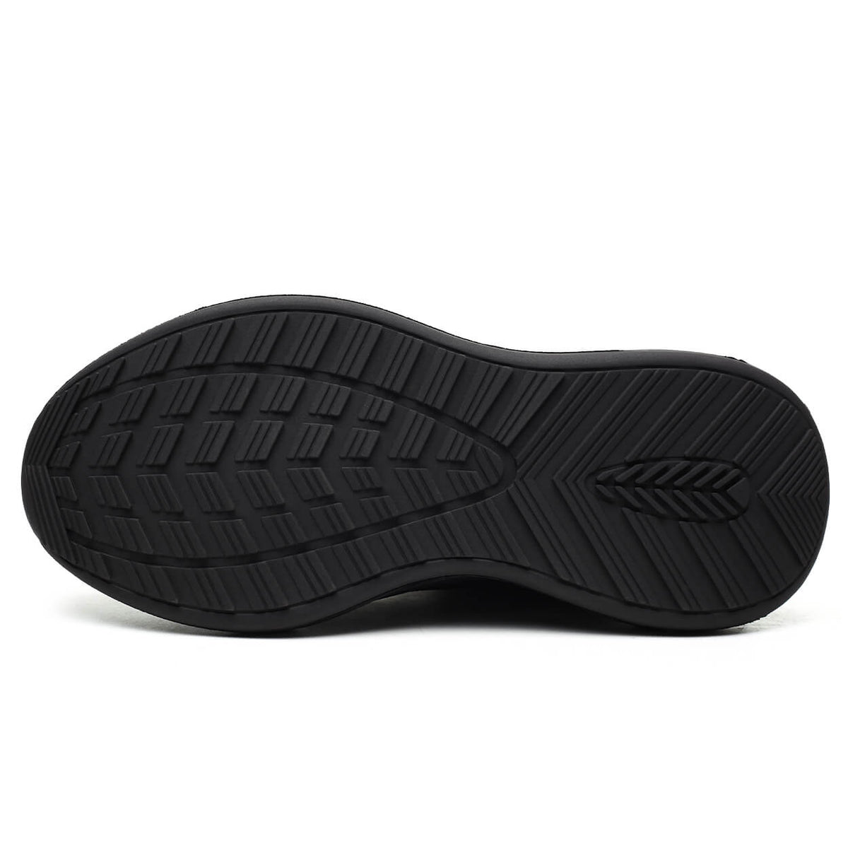 WESTMARE Dial-Lacing Water-resistant Steel Toe Sneakers - Black/White