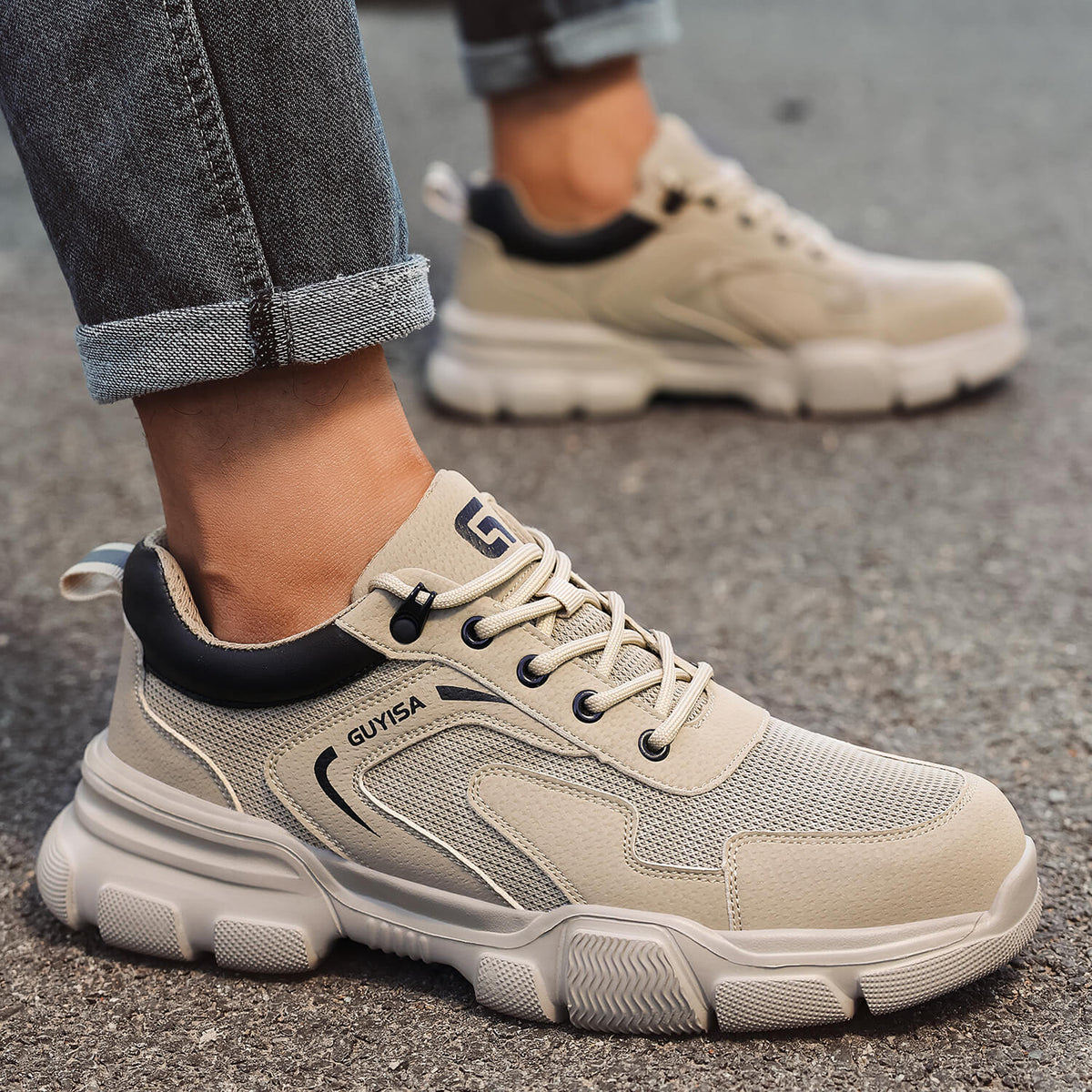 WESTMARE Arven Lightweight Steel Toe Work Sneakers