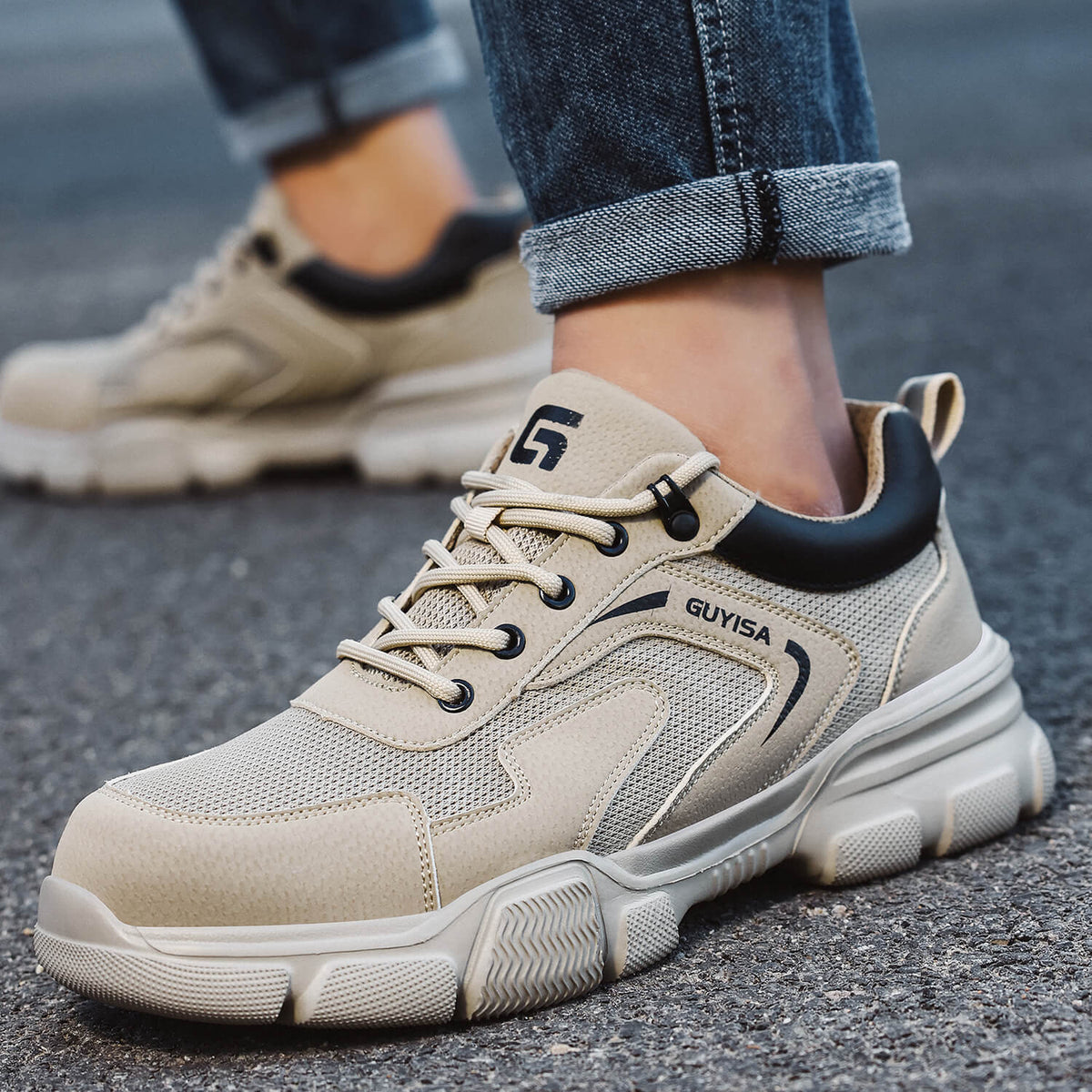 WESTMARE Arven Lightweight Steel Toe Work Sneakers