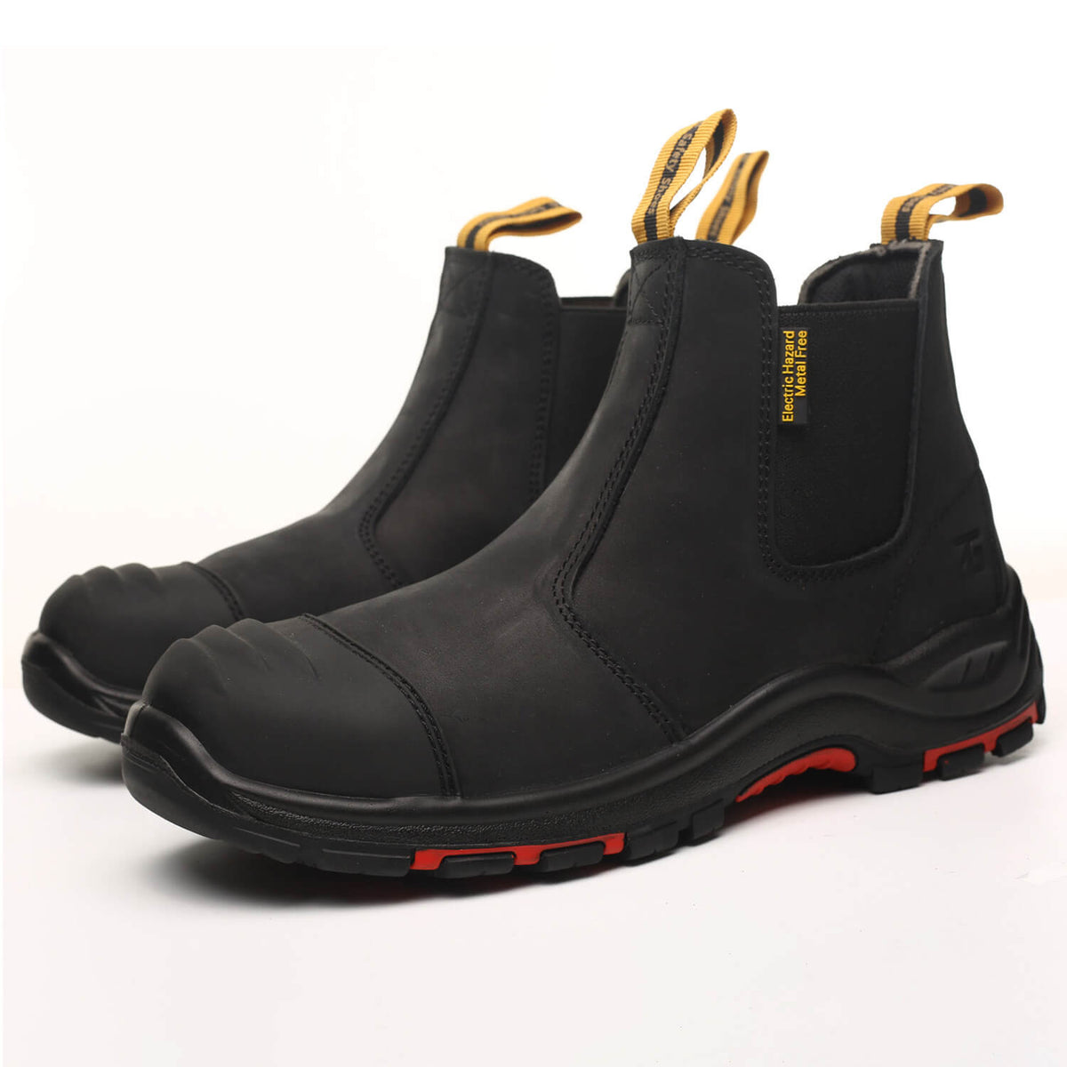 WESTMARE Anvil Men's 6" Composite Toe Chelsea Work Boots - Black