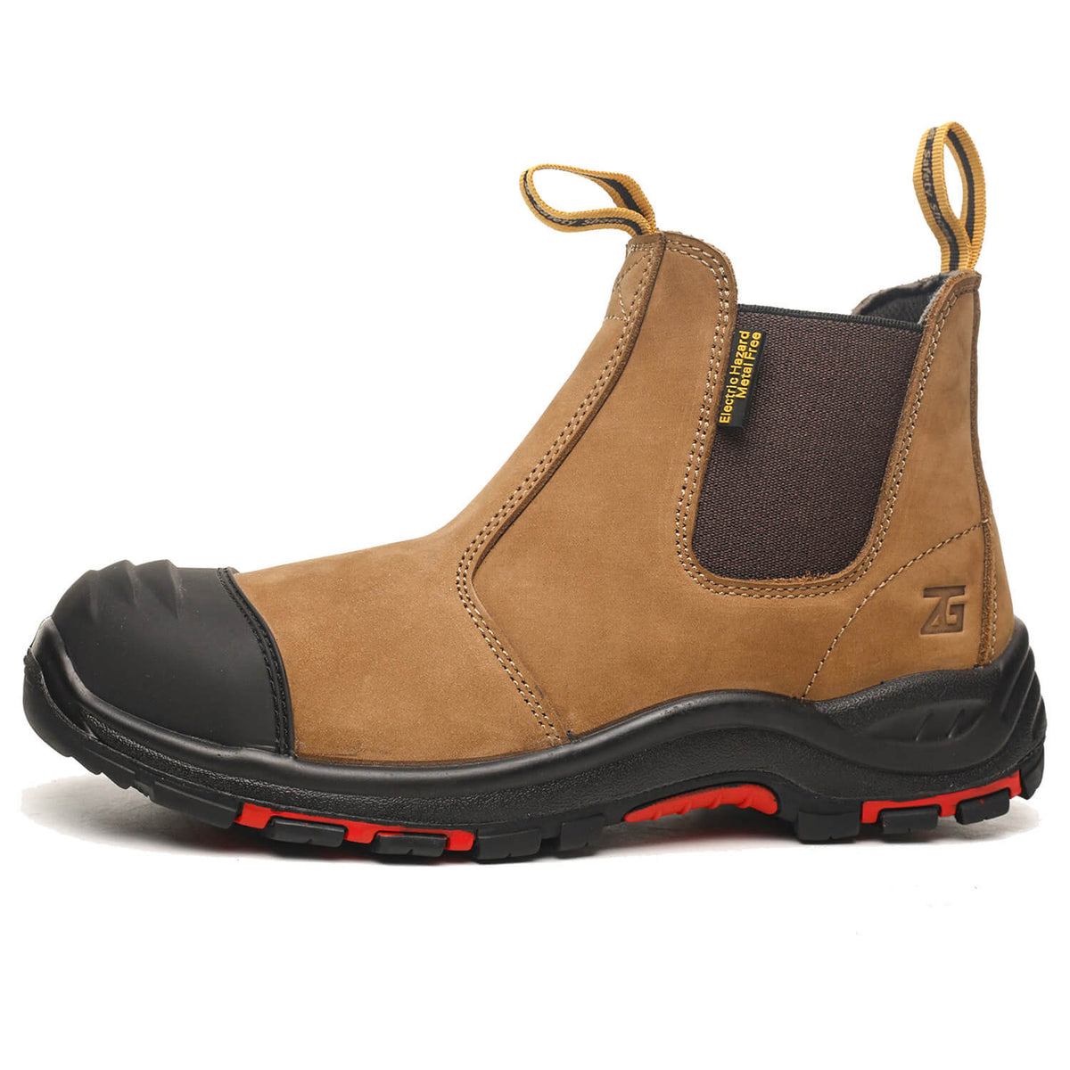 WESTMARE Anvil Men's 6" Composite Toe Chelsea Work Boots - Black