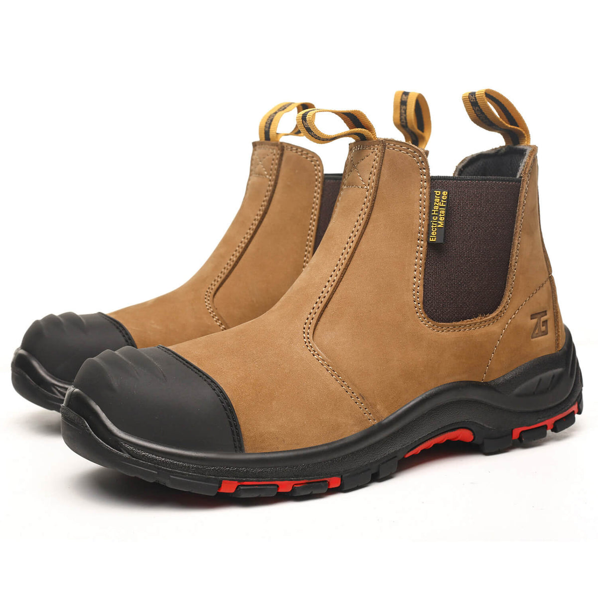WESTMARE Anvil Men's 6" Composite Toe Chelsea Work Boots - Black