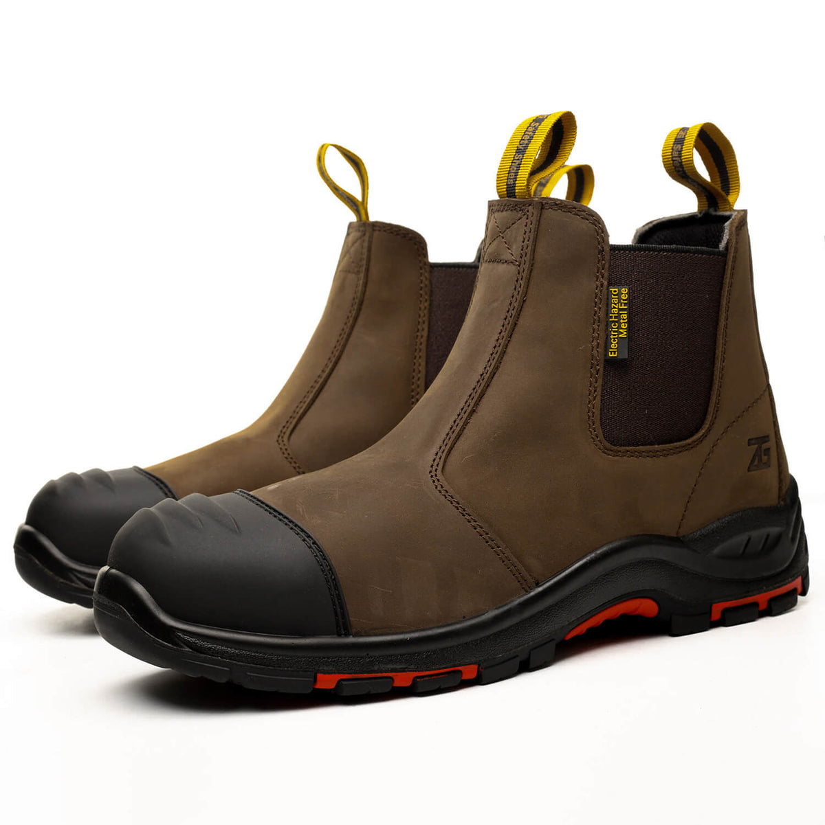 WESTMARE Anvil Men's 6" Composite Toe Chelsea Work Boots - Black
