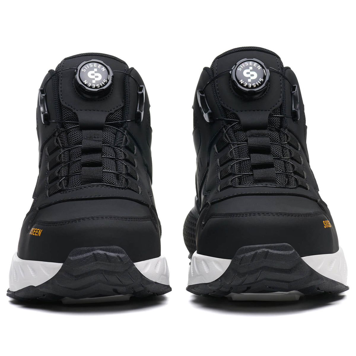 WESTMARE Kordex Men's 6" Steel Toe Dial-Lacing Work Boots - Black