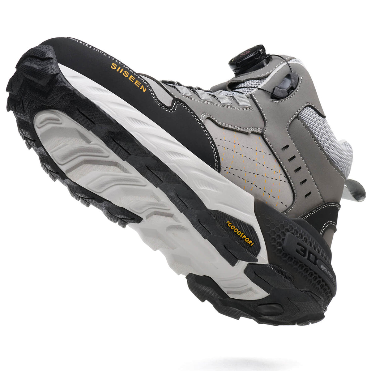 WESTMARE Kordex Men's 6" Steel Toe Dial-Lacing Work Boots - Gray