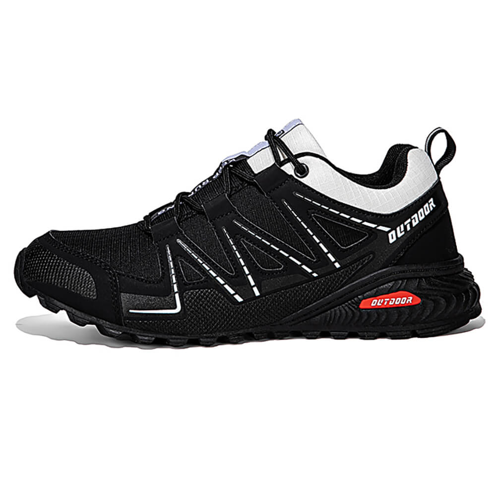 WESTMARE Keston Men's Soft Toe Work Sneakers - Black/White