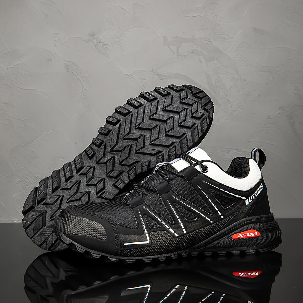 WESTMARE Keston Men's Soft Toe Work Sneakers - Black/White